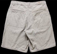 画像2: 90s Levi'sリーバイス RED TAB コットン ショートパンツ グレーベージュ W34★ショーツ ハーフ (2)
