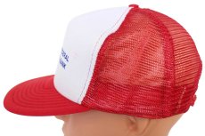画像2: 90s FIRST FEDERAL SAVINGS BANK ツートン 切り替え メッシュキャップ 赤×白 (2)