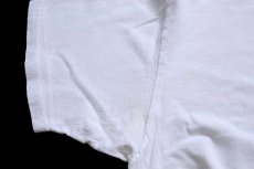画像7: 90s USA製 Peace Frogs カエル 国旗 アート コットンTシャツ 白 L (7)