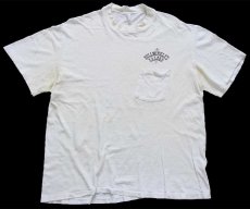 画像2: 80s USA製 BULLWINKLE'S SALOON ムース ギター イラスト ポケットTシャツ ボロ (2)