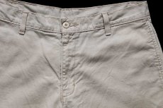 画像3: 90s Levi'sリーバイス RED TAB コットン ショートパンツ グレーベージュ W34★ショーツ ハーフ (3)