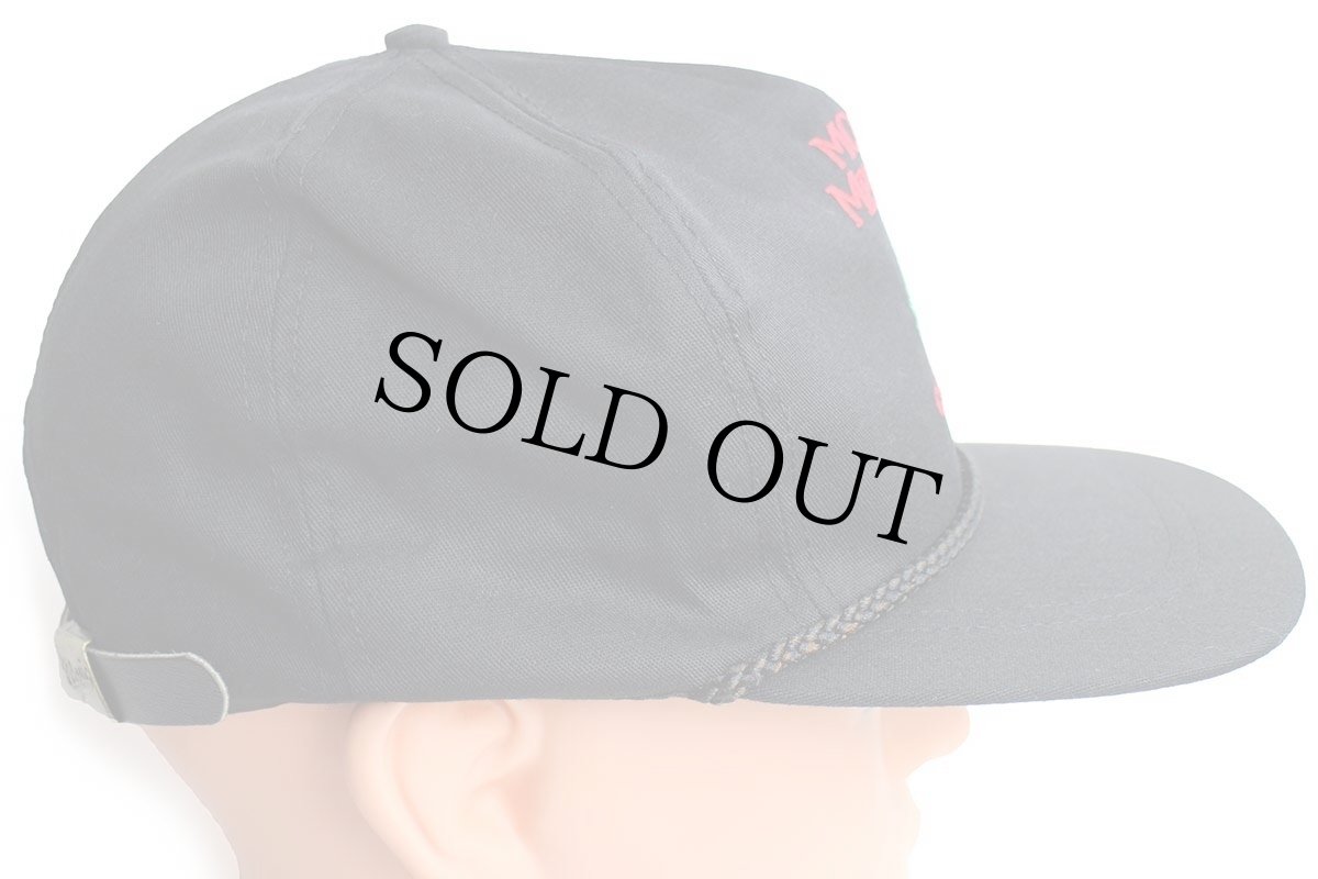 画像3: デッドストック★90s MOTHER MESQUITE'S CANTINA 木 刺繍 キャップ 黒 (3)