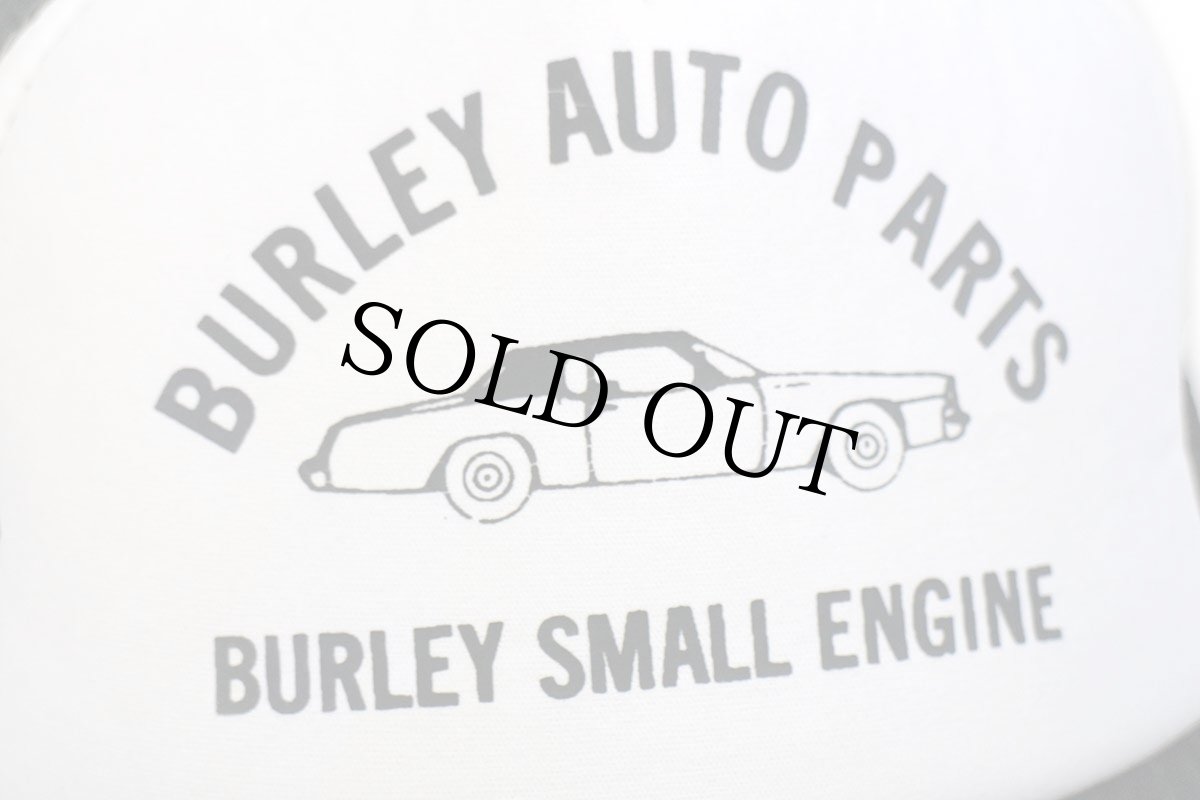 画像5: 80s BURLEY AUTO PARTS BURLEY SMALL ENGINE ツートン 切り替え メッシュキャップ 黒×白 L (5)