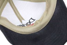 画像8: 90s USA製 Dodgeダッジ AMERICAN FARM BUREAU FEOERATION ロゴ刺繍 ツートン 切り替え コットンキャップ ベージュ×黒 (8)