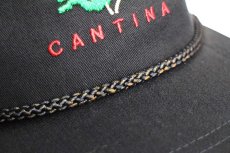 画像9: デッドストック★90s MOTHER MESQUITE'S CANTINA 木 刺繍 キャップ 黒 (9)