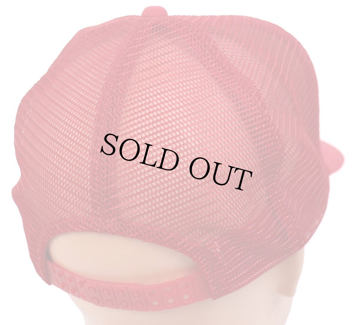 画像2: デッドストック★90s TRUCKLAND FREIGHTLINER Fordフォード コンボイ トラック ツートン 切り替え メッシュキャップ 赤×白 (2)