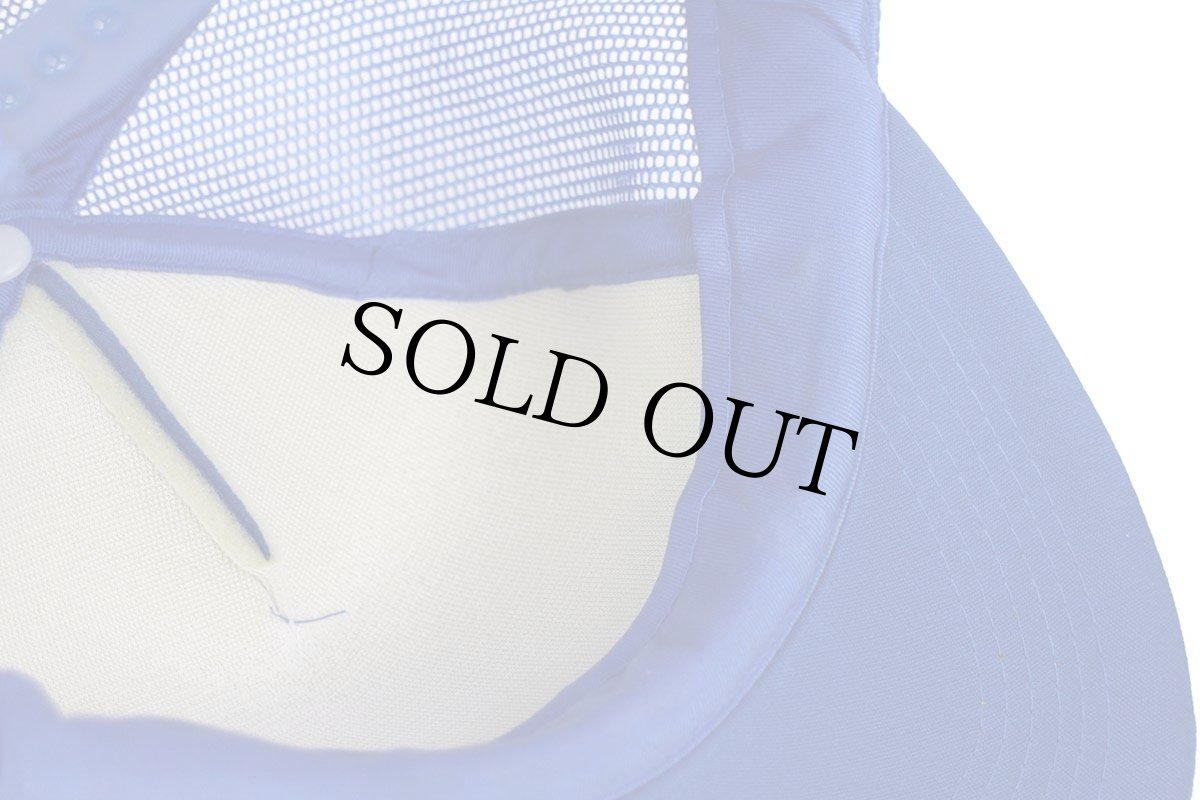 画像9: 90s FARWEST STEEL Corporation メッシュキャップ 青 (9)