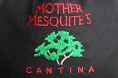画像5: デッドストック★90s MOTHER MESQUITE'S CANTINA 木 刺繍 キャップ 黒 (5)