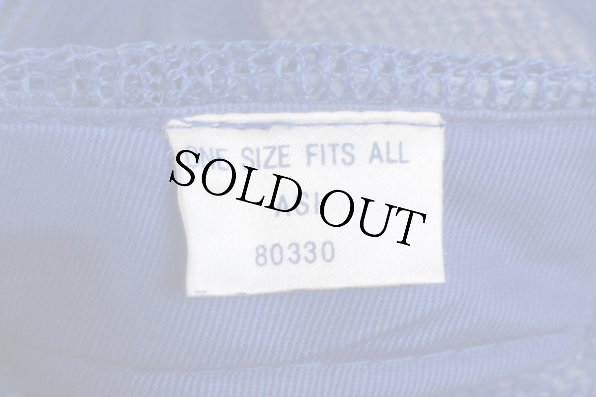 画像6: 90s FARWEST STEEL Corporation メッシュキャップ 青 (6)