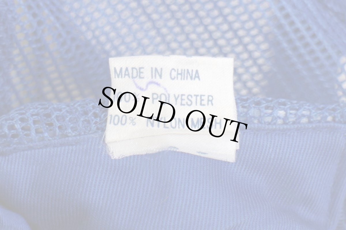 画像7: 90s FARWEST STEEL Corporation メッシュキャップ 青 (7)