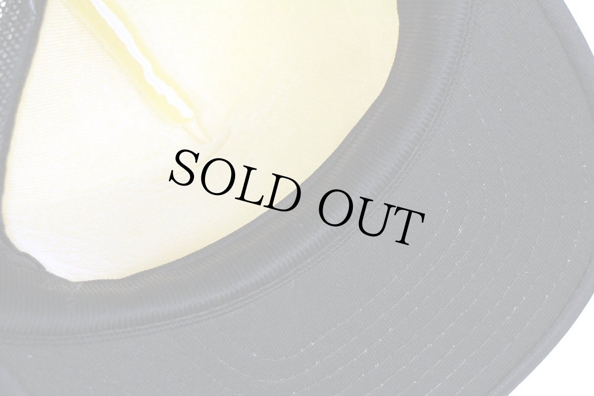 画像9: 80s BURLEY AUTO PARTS BURLEY SMALL ENGINE ツートン 切り替え メッシュキャップ 黒×白 L (9)