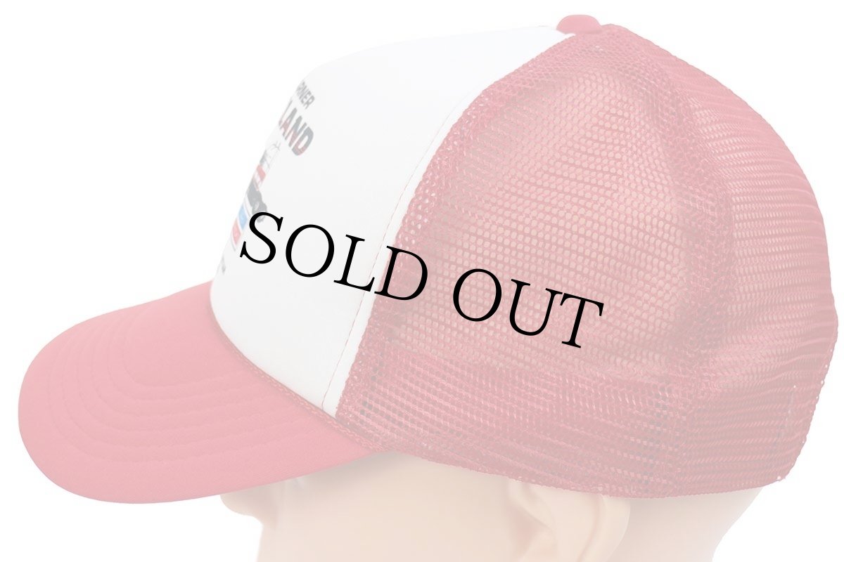 画像3: デッドストック★90s TRUCKLAND FREIGHTLINER Fordフォード コンボイ トラック ツートン 切り替え メッシュキャップ 赤×白 (3)