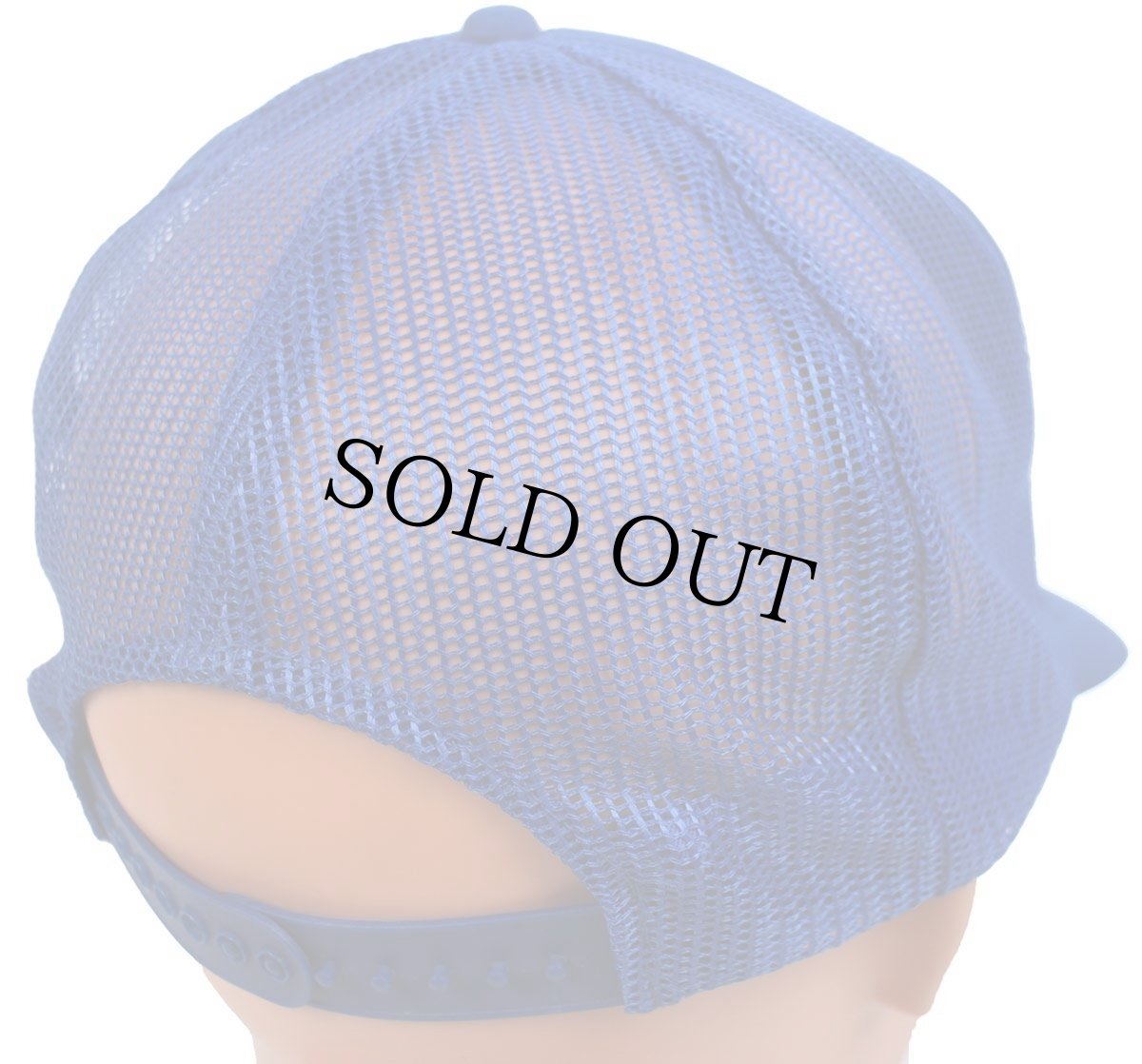 画像2: 90s FARWEST STEEL Corporation メッシュキャップ 青 (2)