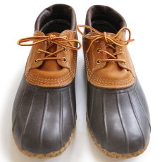 画像1: USA製 L.L.Bean 3ホール ビーンブーツ ガムシューズ タン×ブラウン 9M (1)