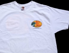 画像3: 00s Bass Pro Shops ロゴ 両面プリントコットンTシャツ 白 XL (3)