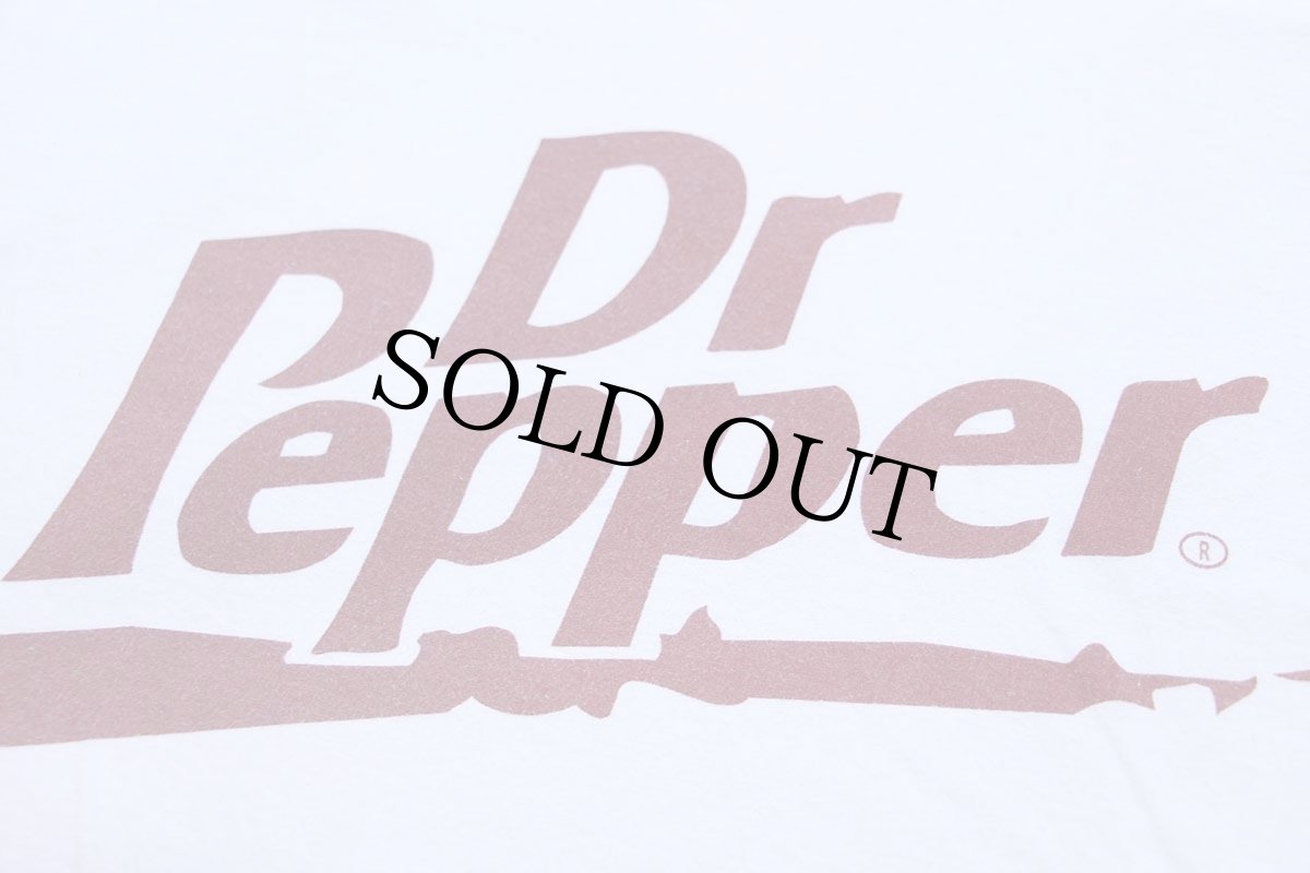 画像4: 90s USA製 Hanes DrPepperドクターペッパー ロゴ Tシャツ 白 XL (4)