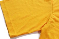 画像7: デッドストック★USA製 NAVY 両面リフレクタープリント ポリエステル Tシャツ 黄 S (7)