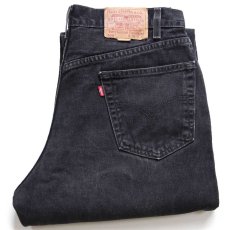 画像1: 00s メキシコ製 Levi'sリーバイス 550 ブラック デニムパンツ W36 L32 (1)