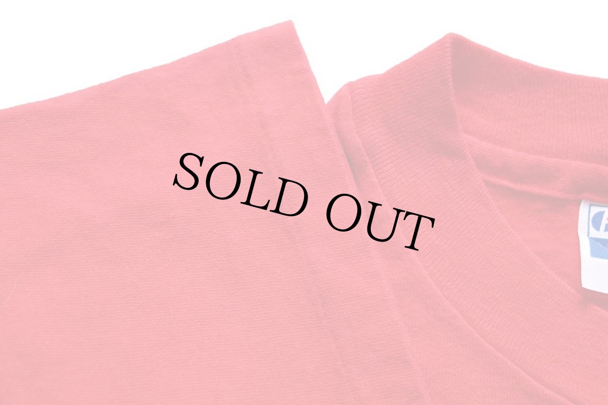 画像6: 80s USA製 Hanes WORLD FAMOUS SCREWBIRDS VS-33 両面プリント コットンTシャツ 赤 XL (6)