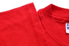 画像6: 80s USA製 Hanes WORLD FAMOUS SCREWBIRDS VS-33 両面プリント コットンTシャツ 赤 XL (6)