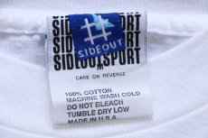 画像5: 90s USA製 SIDEOUT SPORT アート コットンTシャツ 白 M (5)