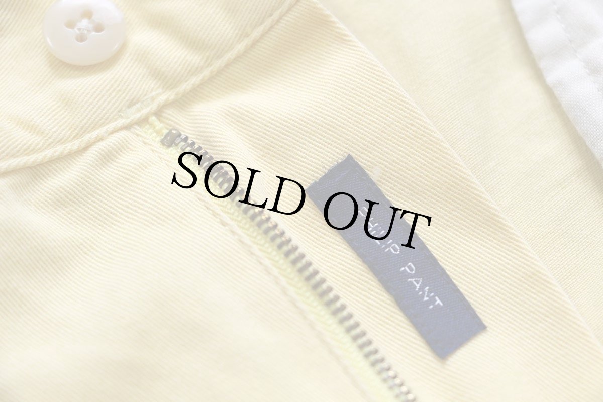 画像7: 90s ポロ ラルフローレン PHILIP PANT コットン チノパン 薄黄 W36 L30★327 (7)