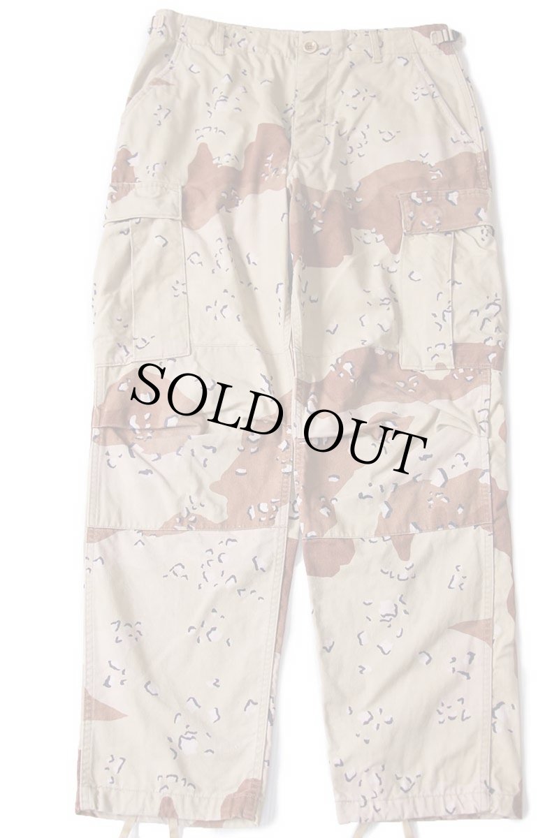 画像2: 80s 米軍 U.S.ARMY チョコチップ デザートカモ BDU カーゴパンツ (2)