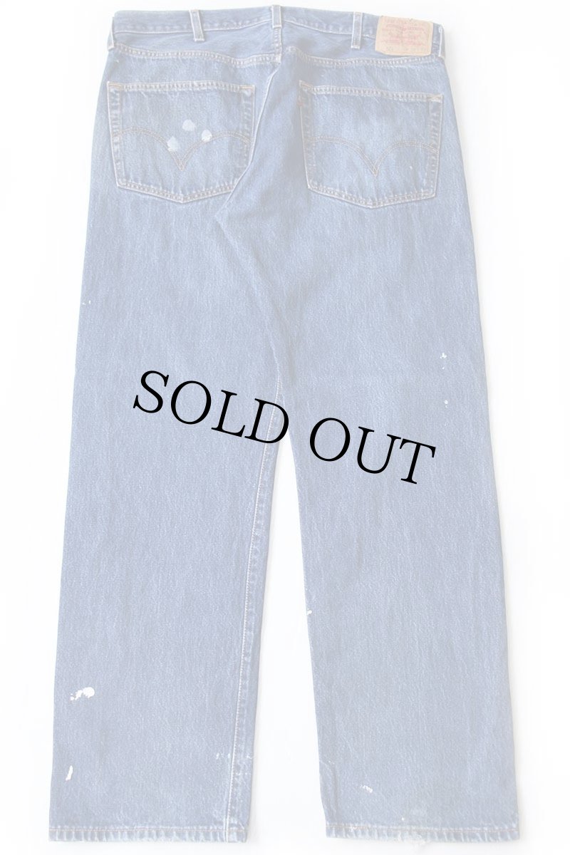 画像3: 00s メキシコ製 Levi'sリーバイス 501 ペンキ飛び デニムパンツ W38 L32★179 (3)