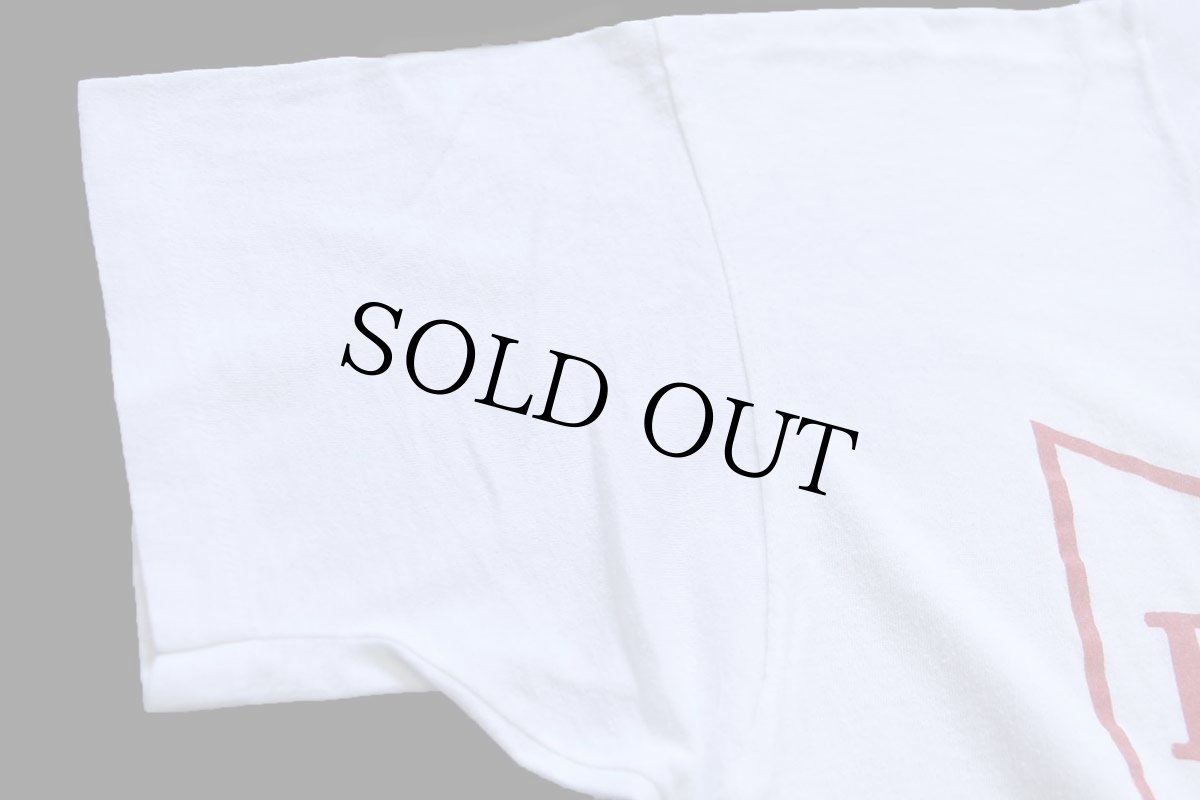 画像6: 80s Budweiserバドワイザー ビッグロゴ Tシャツ 白 (6)