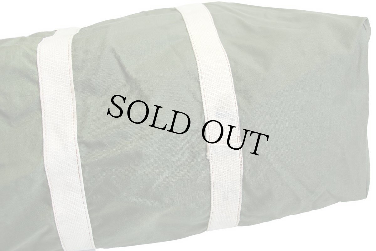 画像5: 70s UNKNOWN ナイロン ダッフルバッグ オリーブ×アイボリー 38 (5)