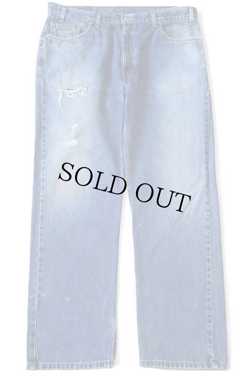 画像2: 00s USA製 Levi'sリーバイス 505 ダメージ デニムパンツ W40 L30★153 (2)