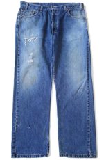 画像2: 00s USA製 Levi'sリーバイス 505 ダメージ デニムパンツ W40 L30★153 (2)