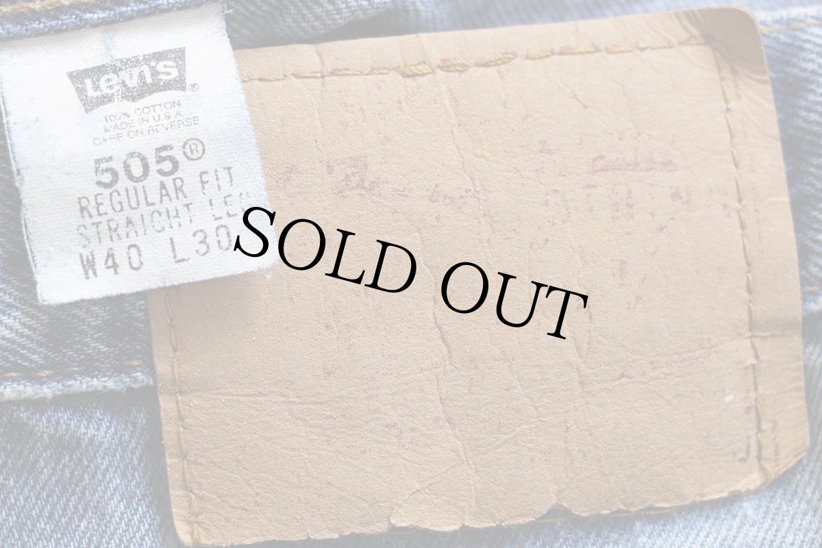 画像6: 00s USA製 Levi'sリーバイス 505 ダメージ デニムパンツ W40 L30★153 (6)