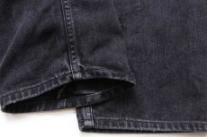 画像9: 00s メキシコ製 Levi'sリーバイス 550 ブラック デニムパンツ W36 L32 (9)