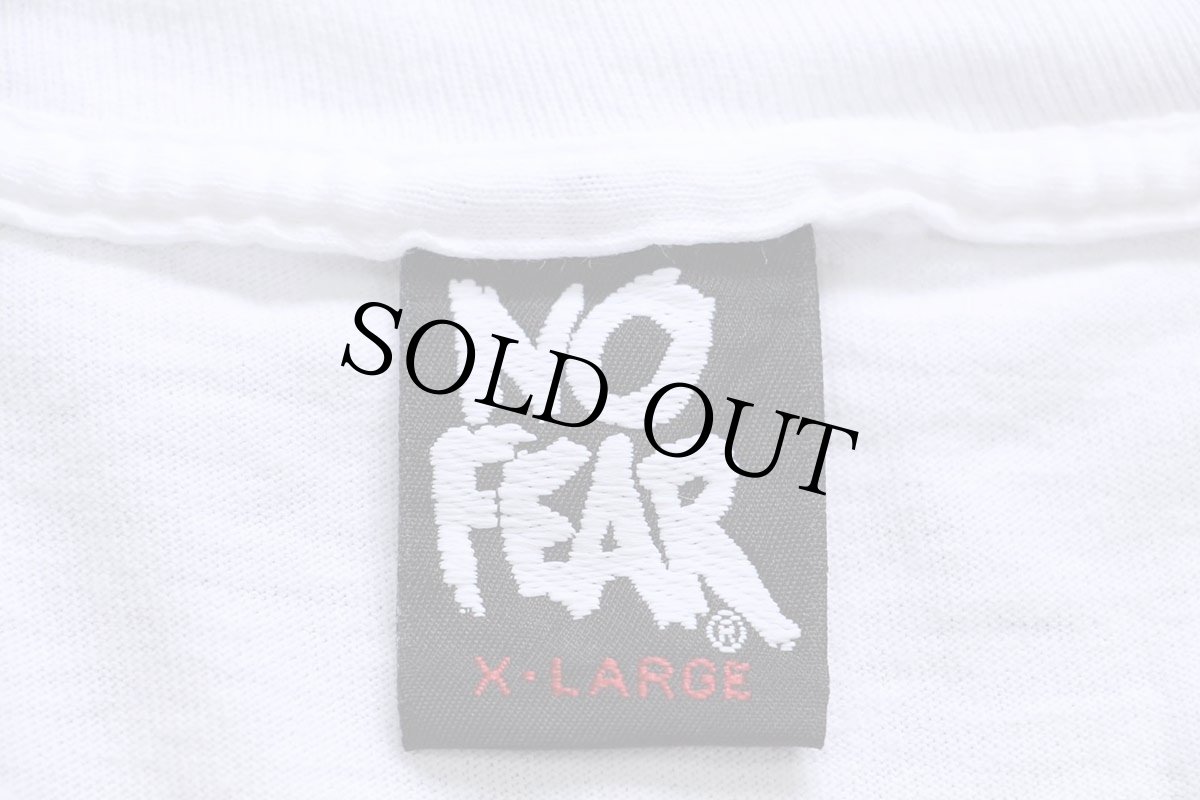 画像4: 90s USA製 NO FEAR IT'S NOT HOW BIG YOU ARE, IT'S HOW BIG YOU PLAY! コットンTシャツ 白 XL (4)