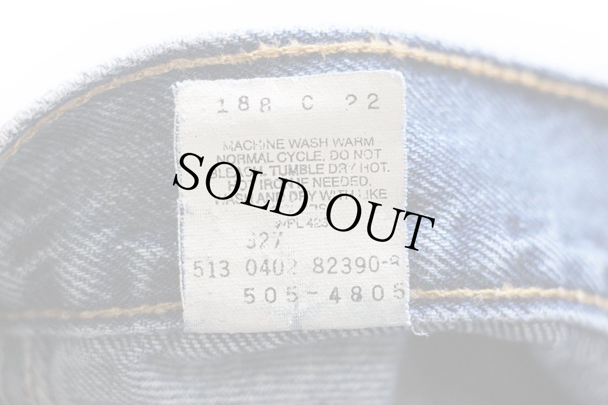 画像7: 00s USA製 Levi'sリーバイス 505 ダメージ デニムパンツ W40 L30★153 (7)