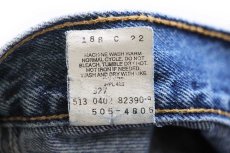 画像7: 00s USA製 Levi'sリーバイス 505 ダメージ デニムパンツ W40 L30★153 (7)