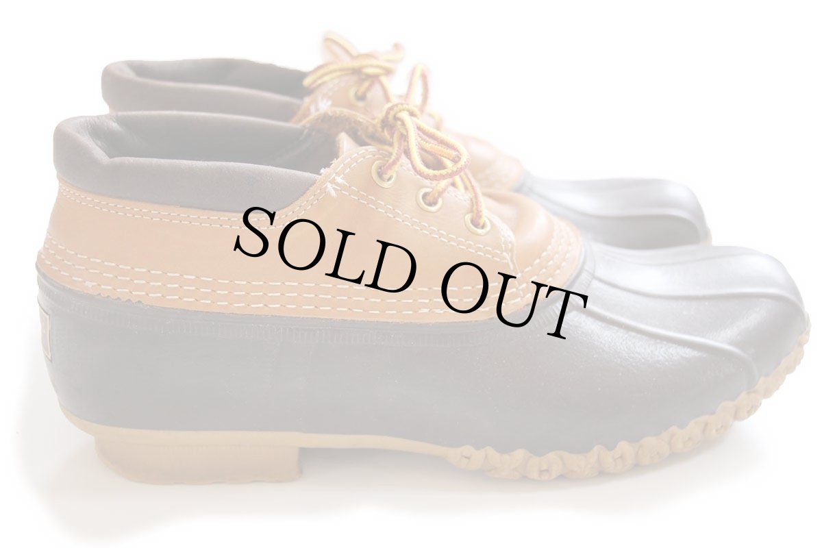 画像3: USA製 L.L.Bean 3ホール ビーンブーツ ガムシューズ タン×ブラウン 9M (3)