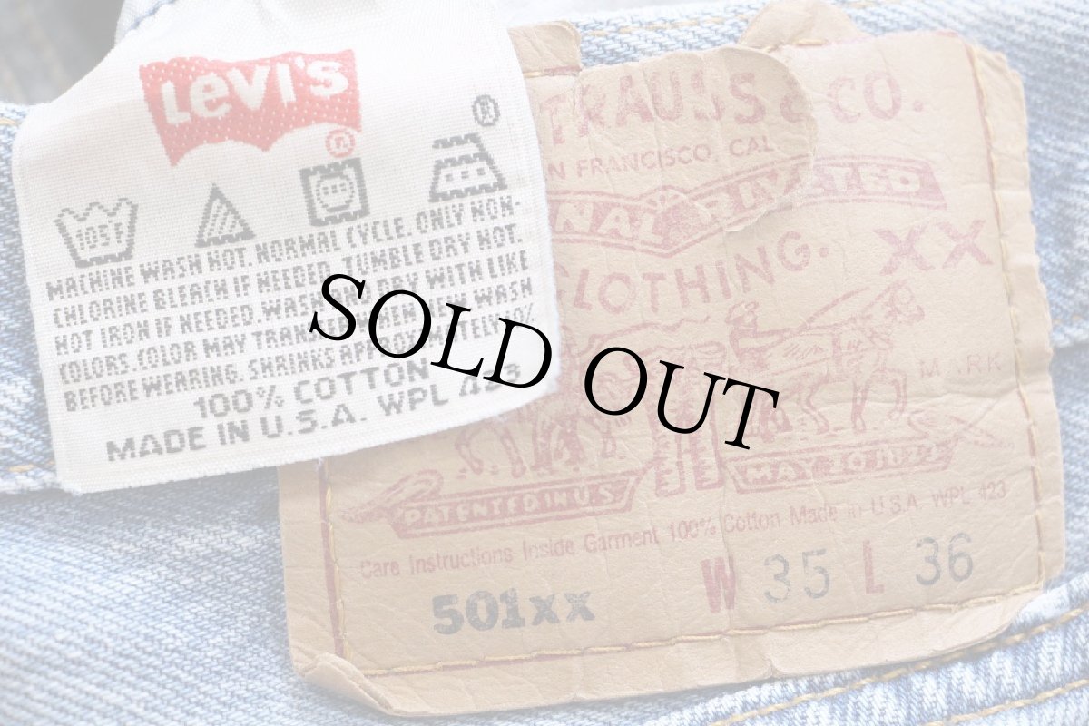 画像6: 00s USA製 Levi'sリーバイス 501 デニムパンツ W35★178 (6)