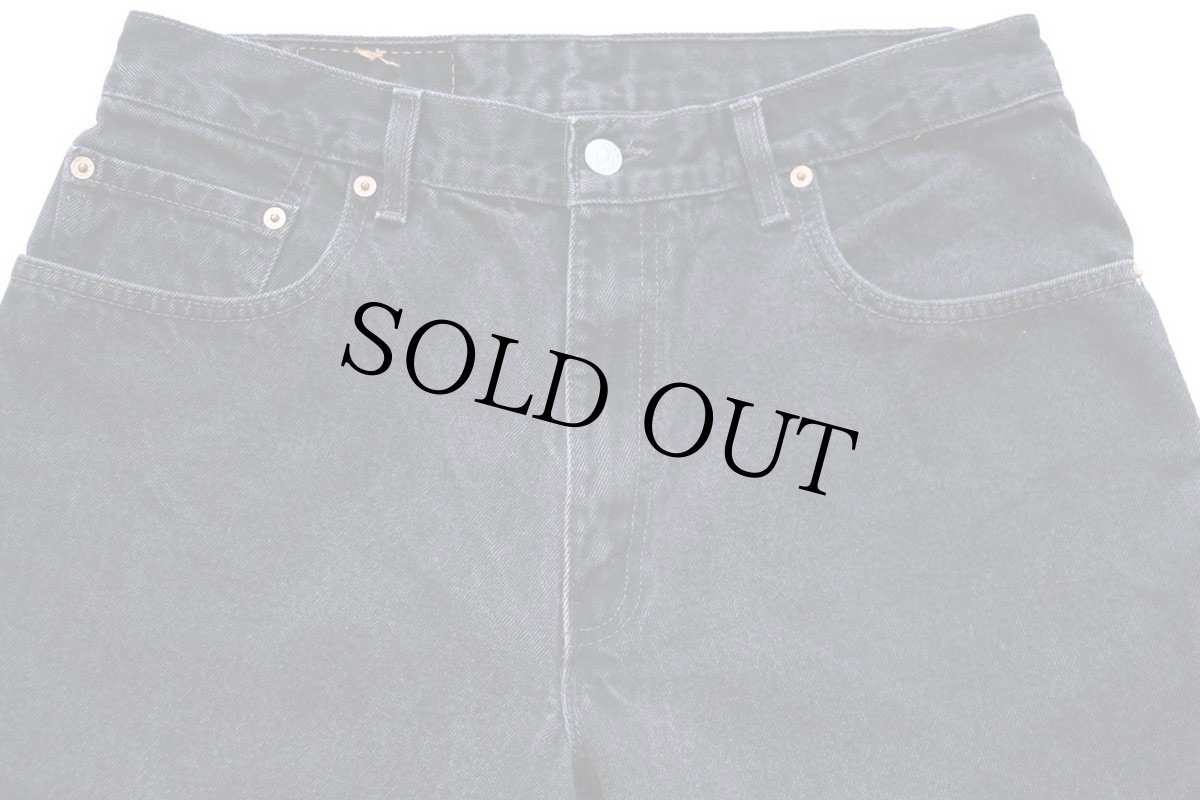 画像4: 90s USA製 Levi'sリーバイス 560 ブラック デニムパンツ W34 L32 (4)