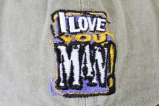 画像5: 90s I LOVE YOU MAN! BUD LIGHTバドライト 刺繍 ツートン 切り替え ウォッシュ加工 コットンキャップ★Budweiserバドワイザー (5)