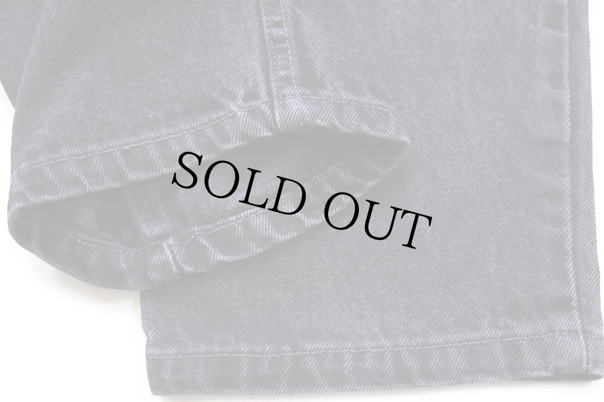 画像8: 90s USA製 Levi'sリーバイス 560 ブラック デニムパンツ W34 L32 (8)