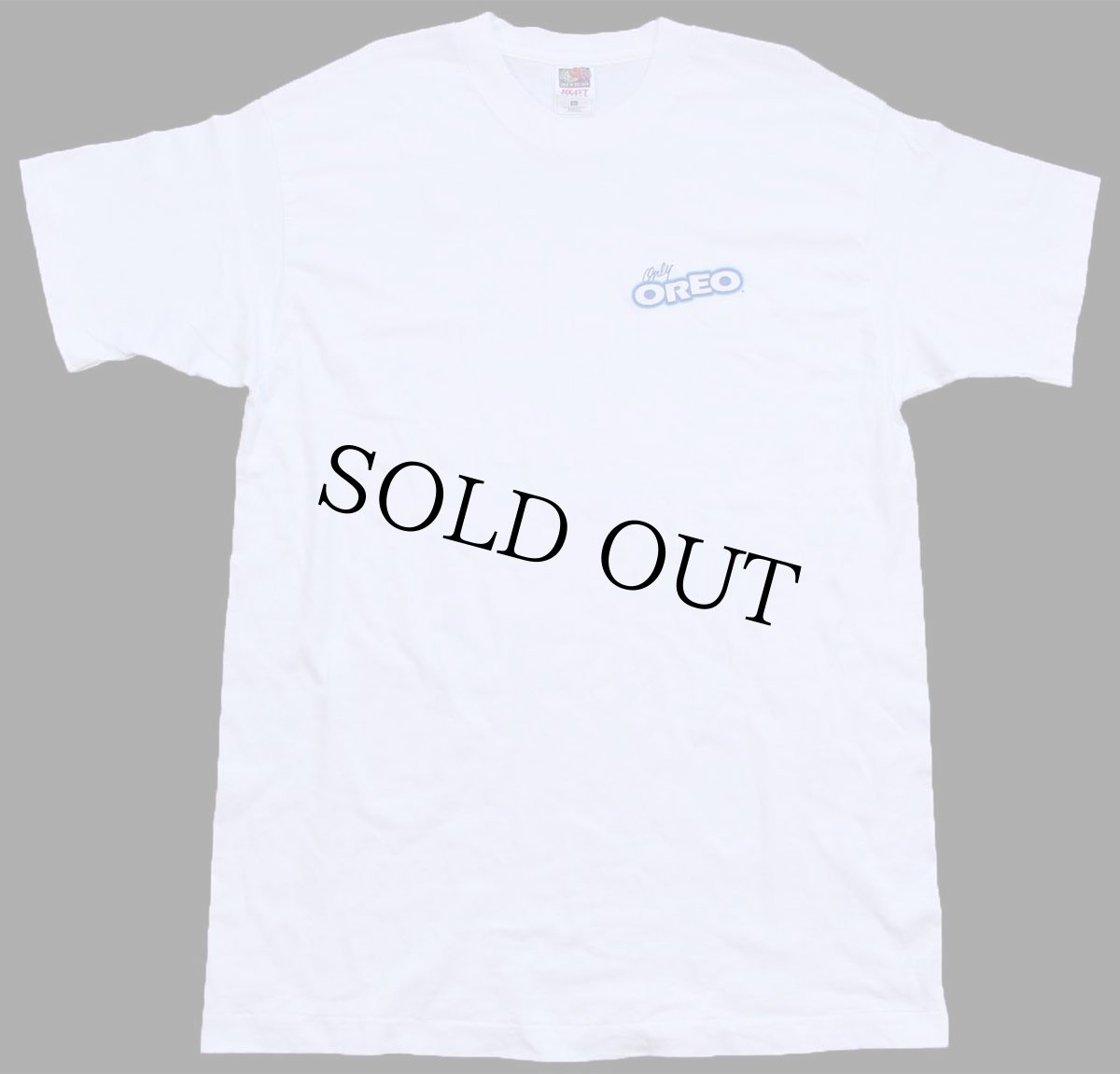 画像2: 90s USA製 Only OREO オレオ ロゴ コットンTシャツ 白 XL (2)