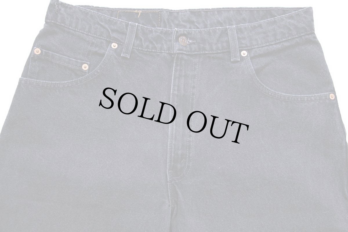 画像4: 90s USA製 Levi'sリーバイス 560 ブラック デニムパンツ W36 L30 (4)