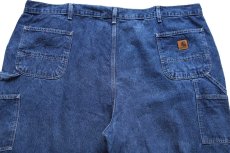 画像5: メキシコ製 carharttカーハート デニム ペインターパンツ W50 L30★超特大 (5)