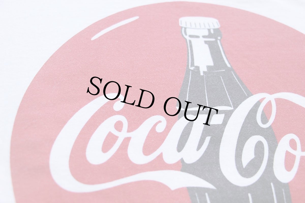 画像4: 00s USA製 Coca-Colaコカコーラ ロゴ コットンTシャツ 白 XL (4)