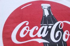 画像4: 00s USA製 Coca-Colaコカコーラ ロゴ コットンTシャツ 白 XL (4)