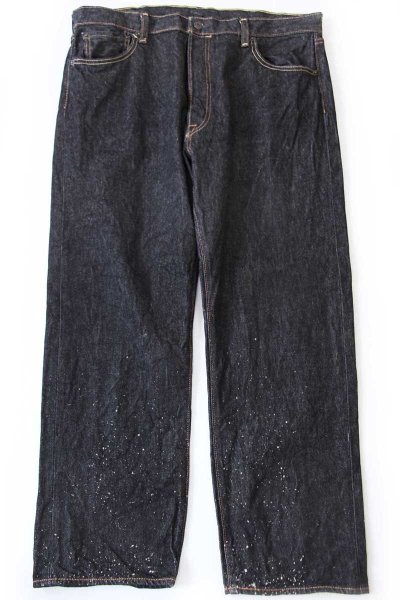メキシコ製 Levi'sリーバイス 501 ブリーチ飛び 先染め ブラック