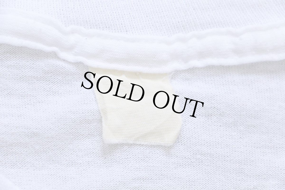 画像4: 80s Budweiserバドワイザー ビッグロゴ Tシャツ 白 (4)