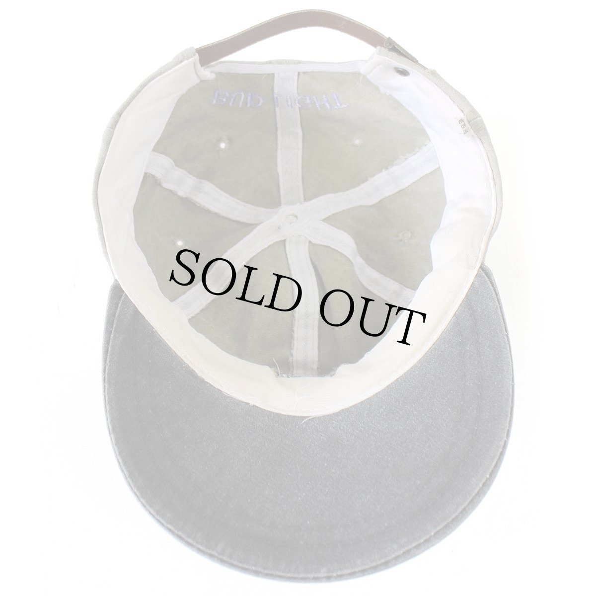 画像8: 90s I LOVE YOU MAN! BUD LIGHTバドライト 刺繍 ツートン 切り替え ウォッシュ加工 コットンキャップ★Budweiserバドワイザー (8)